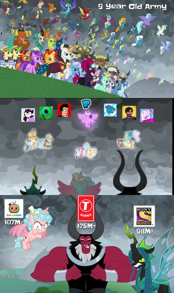 Size: 720x1211 | Tagged: safe, derpibooru import, edit, edited screencap, screencap, amarant, amethyst star, applejack, arista, ballista, barry, billy (dragon), blaze, chancellor neighsay, clump, cozy glow, firelight, fizzlepop berrytwist, flam, flash magnus, fleetfoot, flim, fluttershy, frenulum (character), fume, gabby, gallus, garble, gilda, gimme moore, giselle, grampa gruff, greta, gretchen, high winds, irma, laguna, lemon hearts, lightning streak, lord tirek, lyra heartstrings, meadowbrook, minuette, mistmane, misty fly, moondancer, natalya, night light, ocellus, party favor, pharynx, pinkie pie, prince rutherford, princess ember, prominence, queen chrysalis, rain shine, rainbow dash, rarity, rex (dragon), rockhoof, sandbar, scalio, seaspray, silver lining, silver zoom, silverstream, sky beak, smolder, snake (dragon), soarin', somnambula, spear (dragon), spiracle, spitfire, star swirl the bearded, stellar flare, sunburst, surprise, tempest shadow, terramar, thod, thorax, trixie, twilight sparkle, twilight velvet, vex, viverno, wind waker (character), yona, alicorn, centaur, changedling, changeling, classical hippogriff, dragon, gryphon, hippogriff, kirin, pegasus, pony, unicorn, yak, the ending of the end, alicornified, clothes, cocomelon, cozycorn, dragoness, everypony, female, final battle, flim flam brothers, image, jacksepticeye, king thorax, male, mane six, mare, markiplier, pewdiepie, pillars of equestria, png, prince pharynx, pyrocynical, race swap, set india, sony, stallion, student six, t-series, ultimate chrysalis, uniform, wall of tags, wonderbolts uniform