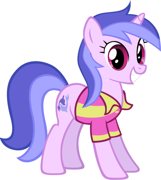 Size: 6000x6735 | Tagged: safe, artist:m99moron, derpibooru import, sea swirl, seafoam, pony, unicorn, background pony, clothes, female, image, mare, png, simple background, solo, transparent background, vector