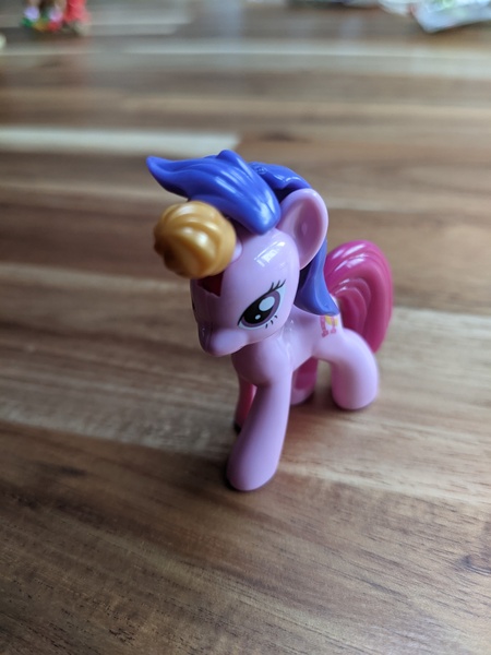 Size: 3024x4032 | Tagged: safe, derpibooru import, izzy moonbow, pony, unicorn, ball, bootleg, bootleg lego, female, g5, hornball, image, irl, jpeg, lego, mare, photo, solo, tennis ball