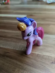 Size: 3024x4032 | Tagged: safe, derpibooru import, izzy moonbow, pony, unicorn, ball, bootleg, bootleg lego, female, g5, hornball, image, irl, jpeg, lego, mare, photo, solo, tennis ball