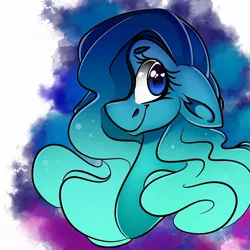 Size: 1080x1080 | Tagged: safe, alternate version, artist:tessa_key_, derpibooru import, oc, unofficial characters only, earth pony, pony, abstract background, bust, colored, earth pony oc, eyelashes, heart eyes, image, jpeg, smiling, solo, wingding eyes