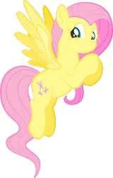 Size: 1920x2991 | Tagged: safe, artist:alexdti, derpibooru import, fluttershy, pegasus, pony, female, high res, hooves together, image, looking at you, mare, midair, part of a full image, png, simple background, smiling, solo, spread wings, three quarter view, transparent background, wings