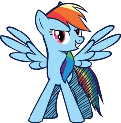 Size: 887x901 | Tagged: safe, artist:galaxyart, derpibooru import, rainbow dash, pegasus, pony, female, image, mare, photo, png, raised hoof, simple background, solo, transparent background