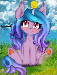 Size: 2019x2645 | Tagged: safe, artist:freefraq, derpibooru import, izzy moonbow, unicorn, cute, g5, hornball, image, png