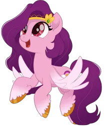 Size: 6650x7900 | Tagged: safe, artist:joemasterpencil, derpibooru import, pipp, pegasus, pony, absurd resolution, cloven hooves, female, flying, g4, g5, g5 to g4, image, mare, movie accurate, open mouth, png, solo