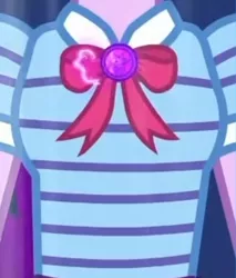 Size: 1920x2256 | Tagged: safe, deleted from derpibooru, derpibooru import, screencap, sci-twi, twilight sparkle, equestria girls, equestria girls series, rollercoaster of friendship, boobshot, bowtie, breasts, busty sci-twi, cropped, geode of telekinesis, image, jpeg, magical geodes, transformation