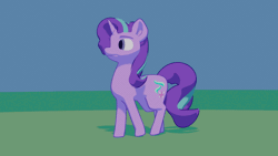 Size: 960x540 | Tagged: safe, artist:alicornified, derpibooru import, starlight glimmer, pony, unicorn, 3d, animated, blender, female, gif, image, loop, mare, solo, walk cycle, walking