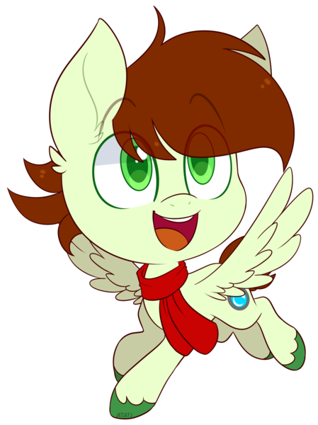 Size: 1916x2560 | Tagged: safe, artist:jetjetj, derpibooru import, oc, oc:aperture, pegasus, pony, chibi, clothes, image, male, png, scarf, simple background, solo, stallion, transparent background