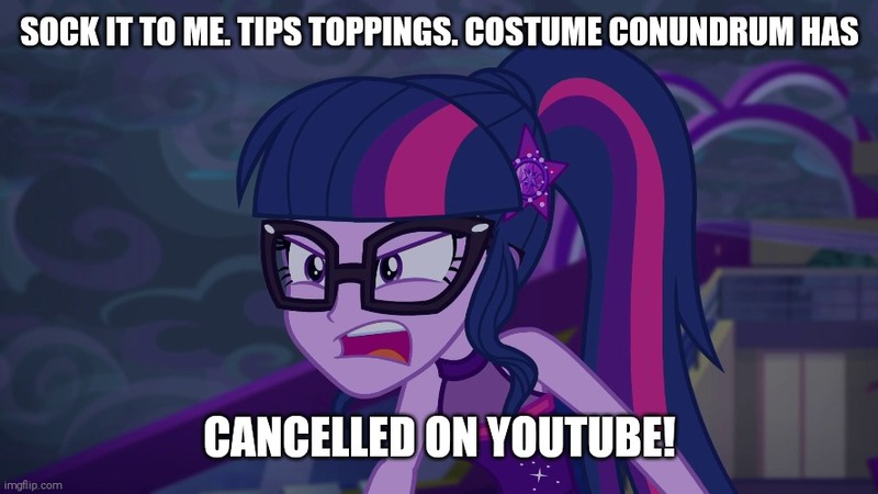 Size: 888x499 | Tagged: safe, derpibooru import, edit, edited screencap, screencap, sci-twi, twilight sparkle, human, equestria girls, equestria girls series, spring breakdown, angry, choose your own ending drama, drama, female, glasses, image, implied youtube, jpeg, milady record, narrowed eyes, open mouth, rage, sci-twi is not amused, solo, youtube kids shit