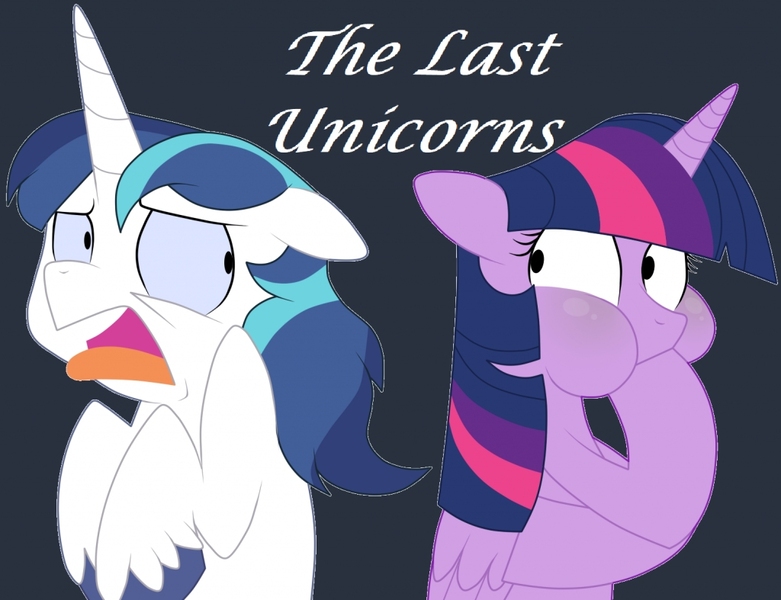 Size: 1024x787 | Tagged: safe, artist:riisusparkle, author:shakespearicles, derpibooru import, shining armor, twilight sparkle, twilight sparkle (alicorn), alicorn, pony, unicorn, fanfic, fanfic:the last unicorns, brother, brother and sister, disgusted, eyelashes, family, fanfic art, fanfic cover, female, fimfiction, hoof on chest, hoof over mouth, horn, image, implied inbreeding, implied incest, inbreeding, incest, infidelity, jpeg, looking, looking at each other, male, mare, nostrils, open mouth, prince, princess, pupils, royalty, shakespearicles, shiningsparkle, shipping, siblings, simple background, sister, stallion, straight, text, the last unicorns, tongue out, twicest, wall of tags, wings, xk-class end-of-the-world scenario