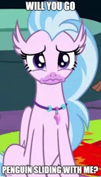 Size: 500x877 | Tagged: safe, derpibooru import, edit, edited screencap, screencap, silverstream, classical hippogriff, hippogriff, uprooted, aang, avatar the last airbender, cropped, cute, diastreamies, image, jewelry, jpeg, necklace, offscreen character, sad, sadorable, solo