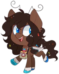 Size: 2200x2764 | Tagged: safe, artist:jetjetj, derpibooru import, oc, oc:june bug, earth pony, pony, chibi, female, image, mare, png, simple background, solo, transparent background