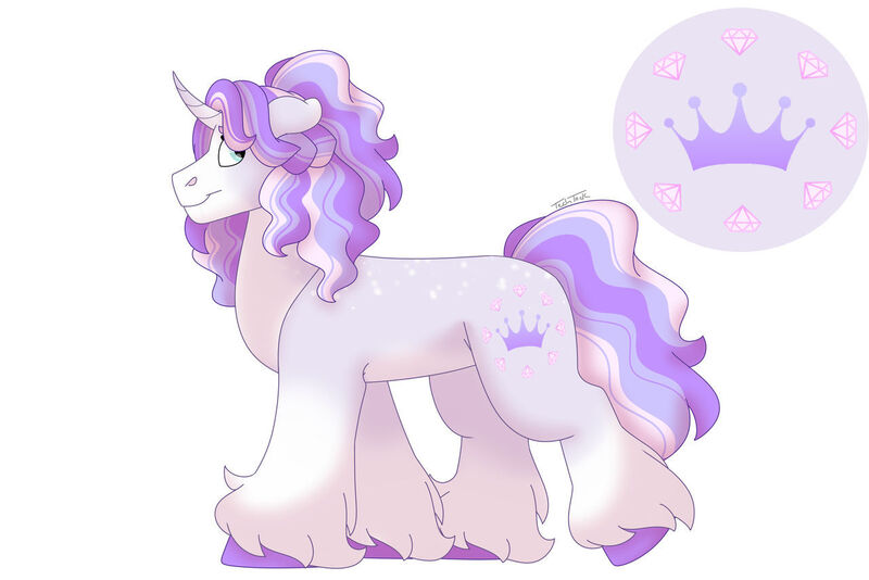 Size: 1280x854 | Tagged: safe, artist:itstechtock, derpibooru import, oc, pony, unicorn, female, image, jpeg, mare, offspring, parent:princess cadance, parent:shining armor, parents:shiningcadance, simple background, solo, white background