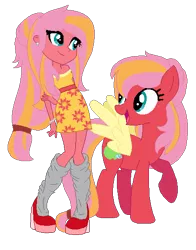 Size: 429x548 | Tagged: safe, artist:selenaede, artist:strassenlaterne, derpibooru import, oc, oc:aromatic appleflower, unofficial characters only, pony, equestria girls, base used, clothes, colored wings, dress, female, freckles, human ponidox, image, mare, offspring, parent:big macintosh, parent:fluttershy, parents:fluttermac, png, self ponidox, shoes, simple background, socks, transparent background, wings