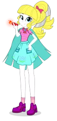 Size: 1080x2263 | Tagged: safe, artist:starflashing twinkle, derpibooru import, oc, oc:crystal snow, equestria girls, bowknot, candle, cape, clothes, clothes swap, fire, image, looking at you, png, shadow, shoes, simple background, skirt, sky:children of the light, socks, solo, transparent background