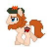 Size: 106x96 | Tagged: safe, artist:amgiwolf, derpibooru import, oc, unofficial characters only, earth pony, pony, animated, base used, beard, earth pony oc, facial hair, gif, hat, image, male, pixel art, simple background, smiling, solo, stallion, transparent background, walking