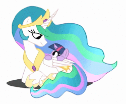 Size: 680x560 | Tagged: safe, artist:mrponiator, derpibooru import, princess celestia, twilight sparkle, alicorn, pony, unicorn, animated, boop, cute, cutelestia, daaaaaaaaaaaw, duo, eye contact, eyes closed, female, filly, happy, heartwarming, hnnng, image, looking at each other, lying down, momlestia, noseboop, nuzzling, pixel art, prone, remake, simple background, smiling, sprite, sweet dreams fuel, transparent background, twiabetes, unicorn twilight, weapons-grade cute, webm, wholesome
