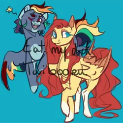 Size: 4000x4000 | Tagged: safe, artist:eggymy, oc, unnamed oc, unofficial characters only, pegasus, pony, twibooru, blue background, free advertisement, image, jpeg, meta, obtrusive watermark, rent free, simple background, twibooru fan art, vulgar, watermark