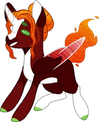 Size: 512x629 | Tagged: safe, artist:klawiee, derpibooru import, oc, oc:hephaestus, alicorn, pony, base used, blaze (coat marking), clothes, colored hooves, ethereal mane, image, male, offspring, parent:big macintosh, parent:princess luna, parents:lunamac, png, simple background, socks, stallion, starry mane, transparent background