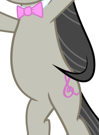 Size: 327x448 | Tagged: safe, derpibooru import, edit, vector edit, octavia melody, bipedal, bowtie, cropped, female, high res, image, pictures of bellies, png, simple background, solo, transparent background, vector