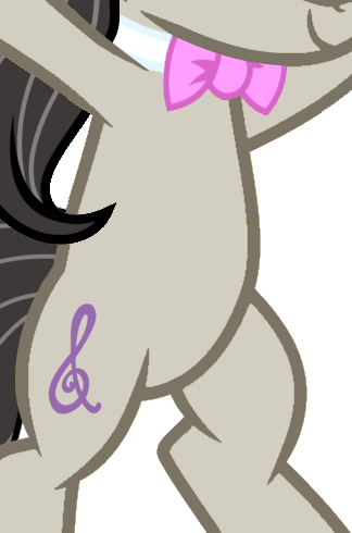 Size: 324x490 | Tagged: safe, derpibooru import, edit, vector edit, octavia melody, bowtie, cropped, female, high res, image, pictures of bellies, png, simple background, solo, transparent background, vector