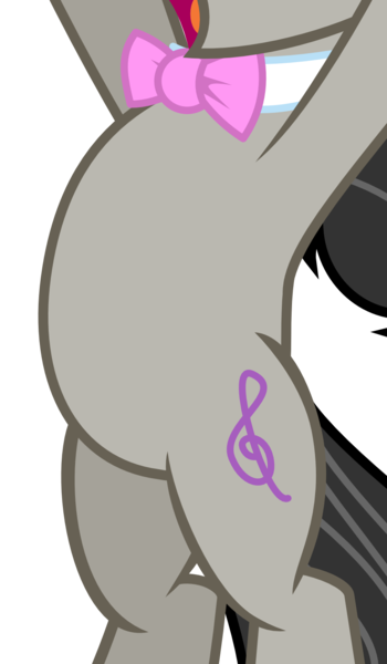 Size: 916x1572 | Tagged: safe, derpibooru import, edit, vector edit, octavia melody, bowtie, chubby, cropped, female, high res, image, pictures of bellies, png, simple background, solo, transparent background, vector