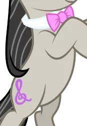 Size: 1902x2733 | Tagged: safe, derpibooru import, edit, vector edit, octavia melody, bowtie, cropped, female, high res, image, pictures of bellies, png, simple background, solo, transparent background, vector