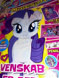 Size: 3096x4128 | Tagged: safe, derpibooru import, fluttershy, pinkie pie, rainbow dash, rarity, spike, twilight sparkle, twilight sparkle (alicorn), alicorn, dragon, earth pony, pegasus, pony, unicorn, 2021, cover, heart, image, jpeg, looking at you, magazine, photo, scandinavia, solo focus, toy, winter