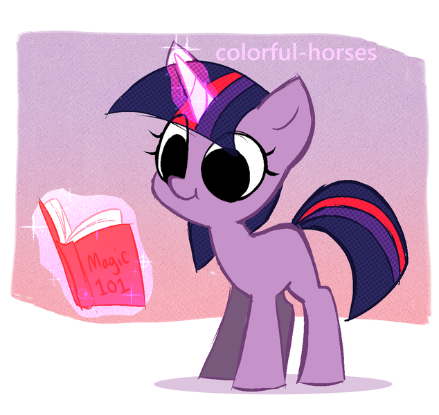 Size: 1202x1137 | Tagged: safe, artist:syrupyyy, artist:watchoutoprah, derpibooru import, twilight sparkle, pony, unicorn, blank flank, book, cute, female, filly, glowing horn, horn, image, levitation, magic, png, reading, solo, telekinesis, twiabetes, unicorn twilight