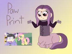 Size: 2048x1536 | Tagged: safe, artist:colorcodetheartist, derpibooru import, oc, oc:paw print, centaur, crossover, crossover shipping, image, interspecies offspring, offspring, osomatsu-san, parent:fluttershy, parent:ichimatsu matsuno, parents:ichishy, png, shipping