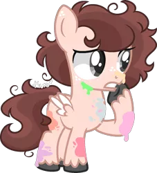 Size: 1091x1200 | Tagged: safe, artist:kurosawakuro, derpibooru import, oc, pegasus, pony, colt, image, magical gay spawn, male, offspring, parent:featherweight, parent:snails, png, simple background, solo, transparent background