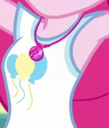 Size: 1920x2240 | Tagged: safe, derpibooru import, screencap, pinkie pie, best trends forever, equestria girls, equestria girls series, armpits, best trends forever: pinkie pie, boobshot, breasts, clothes, cropped, cutie mark, cutie mark on clothes, female, geode of sugar bombs, image, jewelry, jpeg, magical geodes, necklace, pictures of chests, solo, tanktop