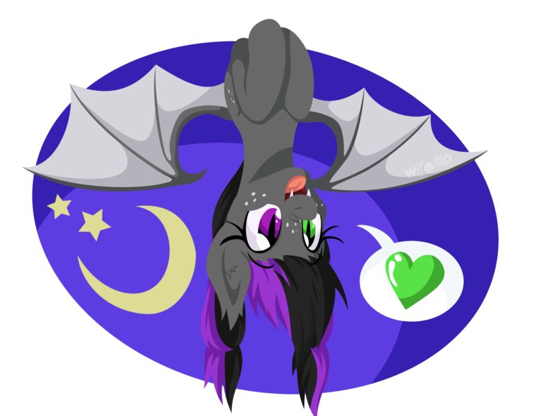 Size: 1600x1200 | Tagged: safe, artist:willoillo, derpibooru import, oc, oc:candlelight sonata, unofficial characters only, bat pony, pony, bat pony oc, bat wings, heterochromia, image, png, wings