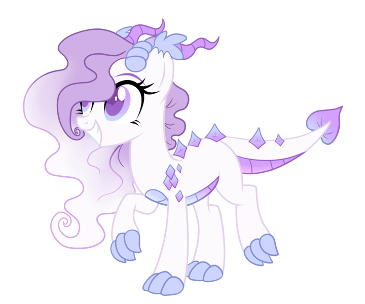 Size: 3000x2500 | Tagged: safe, artist:angei-bites, derpibooru import, oc, dracony, hybrid, base used, female, image, interspecies offspring, offspring, parent:rarity, parent:spike, parents:sparity, png, simple background, solo, transparent background