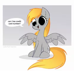 Size: 2500x2391 | Tagged: safe, artist:syrupyyy, derpibooru import, pegasus, pony, dialogue, image, jpeg, seems legit, smiling, solo, spread wings, wings