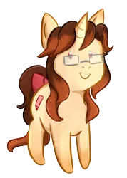 Size: 1344x1888 | Tagged: safe, artist:foxhatart, derpibooru import, oc, oc:autumn scribble, pony, unicorn, chibi, female, glasses, image, mare, png, simple background, solo, transparent background