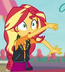 Size: 524x580 | Tagged: safe, derpibooru import, screencap, sunset shimmer, equestria girls, equestria girls series, rollercoaster of friendship, cropped, image, png, solo