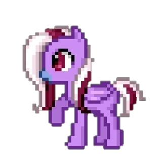 Size: 320x320 | Tagged: artist needed, safe, derpibooru import, oc, oc:lavender sound, unofficial characters only, pegasus, pony, female, image, photo, pixel art, png