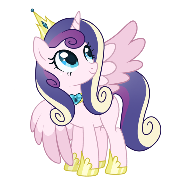 Size: 1280x1280 | Tagged: safe, artist:lazuli0209, artist:luc1d-dre4ms, derpibooru import, oc, unofficial characters only, alicorn, pony, alicorn oc, crown, horn, image, jewelry, offspring, parent:princess cadance, parent:shining armor, parents:shiningcadance, png, princess shoes, regalia, simple background, solo, transparent background, wings