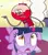 Size: 1920x2160 | Tagged: safe, derpibooru import, twilight sparkle, twilight sparkle (alicorn), alicorn, pony, season 9, the ending of the end, angry, benson, comparison, floppy ears, image, png, red face, regular show, shrunken pupils, terrified