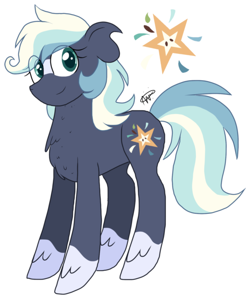 Size: 1377x1651 | Tagged: safe, artist:gallantserver, derpibooru import, oc, oc:sugarcube smith, earth pony, pony, female, image, magical lesbian spawn, mare, offspring, parent:applejack, parent:oc:silverlay, parents:canon x oc, parents:silverjack, png, simple background, solo, transparent background