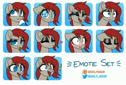Size: 4096x2755 | Tagged: safe, artist:sickly-sour, derpibooru import, oc, oc:ponepony, unofficial characters only, emotes, image, jpeg