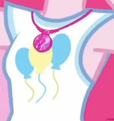 Size: 1920x2046 | Tagged: safe, derpibooru import, screencap, pinkie pie, equestria girls, equestria girls series, holidays unwrapped, spoiler:eqg series (season 2), armpits, blizzard or bust, boobshot, breasts, clothes, cropped, cutie mark, cutie mark on clothes, female, geode of sugar bombs, image, jewelry, jpeg, magical geodes, necklace, pictures of chests, solo, tanktop