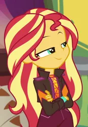 Size: 660x955 | Tagged: safe, derpibooru import, screencap, sunset shimmer, equestria girls, equestria girls series, sunset's backstage pass!, spoiler:eqg series (season 2), cropped, image, png, solo