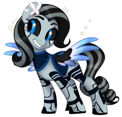 Size: 1504x1452 | Tagged: safe, artist:unichan, derpibooru import, oc, oc:achromia, pegasus, pony, robot, robot pony, image, png