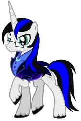 Size: 3745x5608 | Tagged: safe, artist:severity-gray, derpibooru import, oc, oc:jackie trades, unofficial characters only, pony, unicorn, alternate timeline, clothes, image, looking at you, male, nightmare takeover timeline, png, solo, stallion, uniform