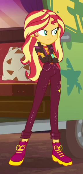 Size: 399x834 | Tagged: safe, derpibooru import, screencap, sunset shimmer, equestria girls, equestria girls series, sunset's backstage pass!, spoiler:eqg series (season 2), cropped, image, png, solo