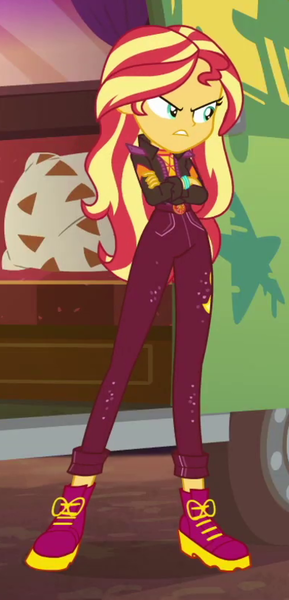 Size: 400x831 | Tagged: safe, derpibooru import, screencap, sunset shimmer, equestria girls, equestria girls series, sunset's backstage pass!, spoiler:eqg series (season 2), cropped, image, png, solo