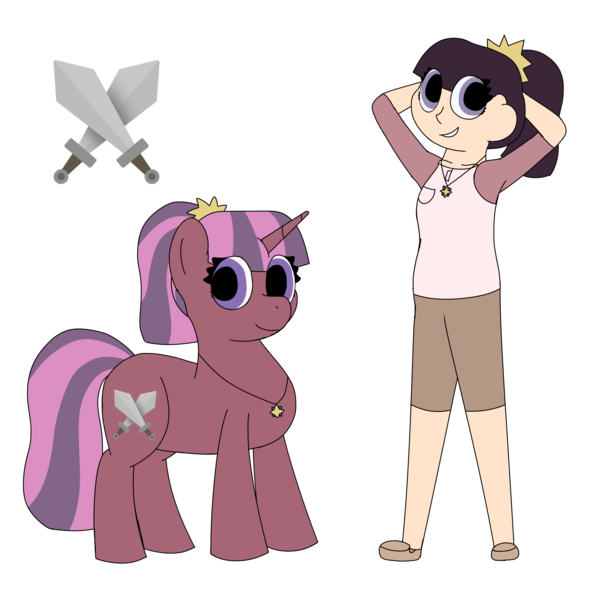 Size: 2043x2048 | Tagged: safe, artist:colorcodetheartist, derpibooru import, oc, oc:liquid courage, human, unicorn, colored sketch, derpibooru exclusive, image, parent:osomatsu matsuno, parent:twilight sparkle, parents:osotwi, png