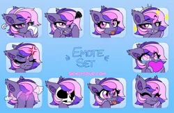 Size: 2048x1339 | Tagged: safe, artist:sickly-sour, derpibooru import, oc, oc:midnight mist, unofficial characters only, bat pony, pony, blushing, emotes, female, image, jewelry, jpeg, mare, tiara